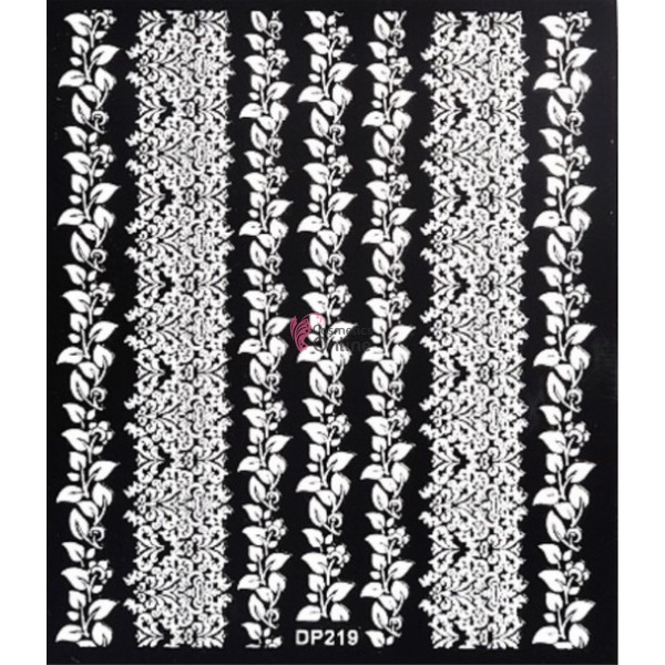 Stickere 3D pentru unghii Flower Carving Cod DP219